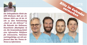Ankündigung Patiententag - Rüsselsheim