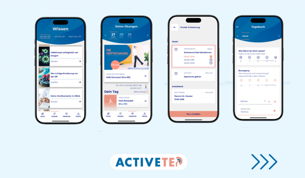 ActiveTEP: Dein aktiver Begleiter für eine Hüft-OP